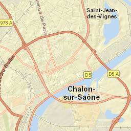 Chalon-sur-Saône Street Map
