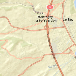 Montagny Street Map