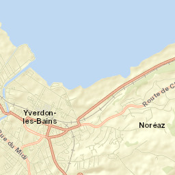 Yverdon-les-Bains Street Map