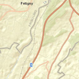 Broye-Vully District Street Map