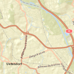 Uttigen Street Map