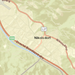 Nikolsdorf Street Map
