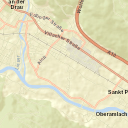 Spittal an der Drau Street Map