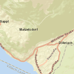 Döbriach Street Map