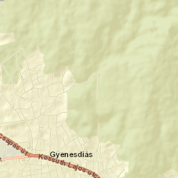 Gyenesdiás Street Map
