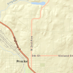 Proctor Street Map