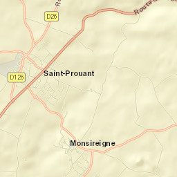 Saint-Prouant Street Map