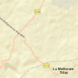 La Meilleraie-Tillay Street Map