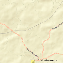 Montournais Street Map