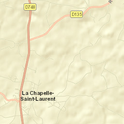 La Chapelle-Saint-Laurent Street Map