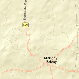 Marigny-Brizay Street Map