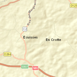 Écuisses Street Map