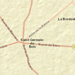 Saint-Germain-du-Bois Street Map