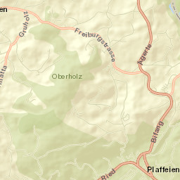 Plaffeien Street Map