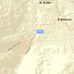 Valdaora di Mezzo Street Map