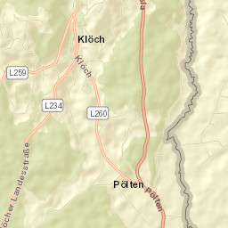 Klöch Street Map