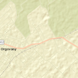 Orgovány Street Map