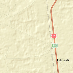 Comuna Filipeşti Street Map