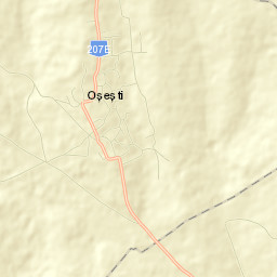 Oşeşti Street Map