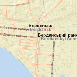 Berdyansk Street Map