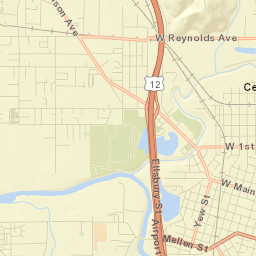 Fords Prairie Street Map