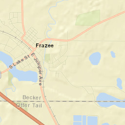Frazee Street Map