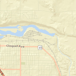 Cloquet Street Map