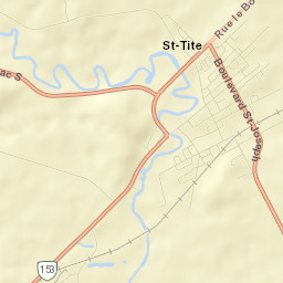 Saint-Tite Street Map