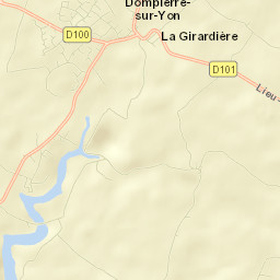 Dompierre-sur-Yon Street Map