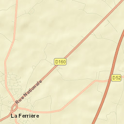 La Ferrière Street Map