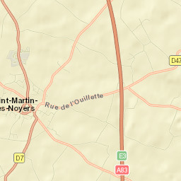 Saint-Martin-des-Noyers Street Map
