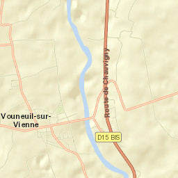 Vouneuil-sur-Vienne Street Map