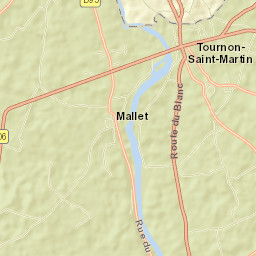 Tournon-Saint-Martin Street Map