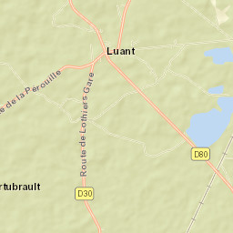 Luant Street Map