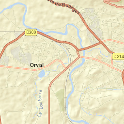 Orval Street Map