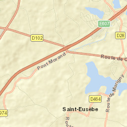Saint-Eusèbe Street Map