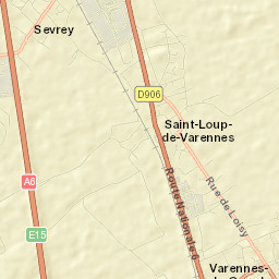Sevrey Street Map