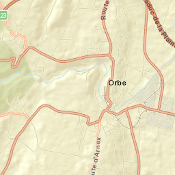 Orbe Street Map