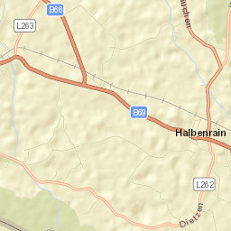 Halbenrain Street Map