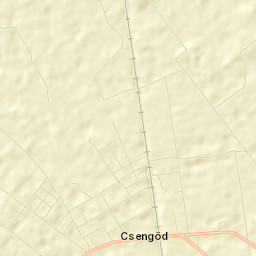 Csengőd Street Map