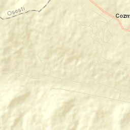 Comuna Cozmeşti Street Map