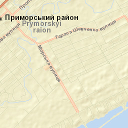 Prymors’k Street Map