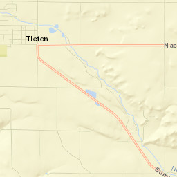 Tieton Street Map