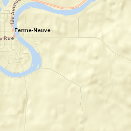 Ferme-Neuve Street Map