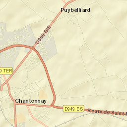 Chantonnay Street Map