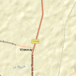 Viennay Street Map