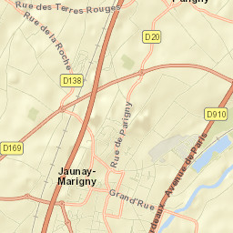 Jaunay-Clan Street Map