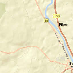 Bonneuil-Matours Street Map