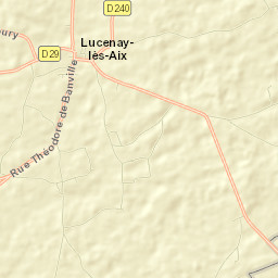 Lucenay-lès-Aix Street Map