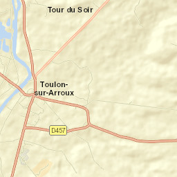 Toulon-sur-Arroux Street Map
